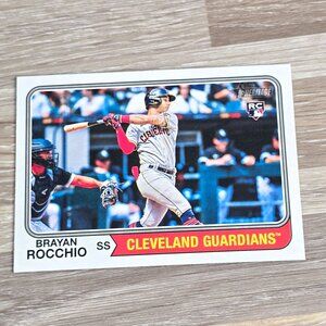 Brayan Rocchio Rookie Baseball Card 2023 Topps No. 533